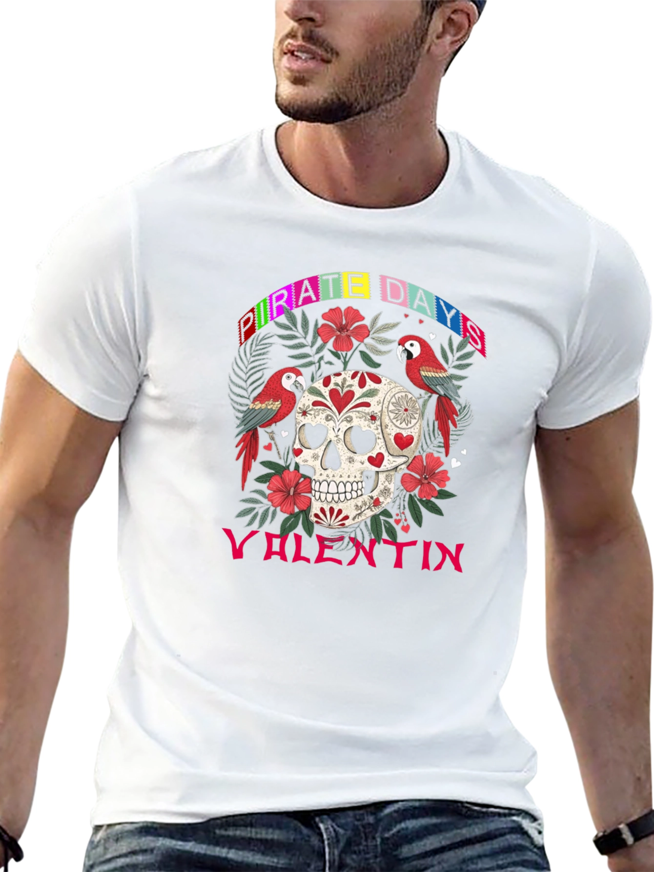 Pirate Days Valentin Skull T-Shirt