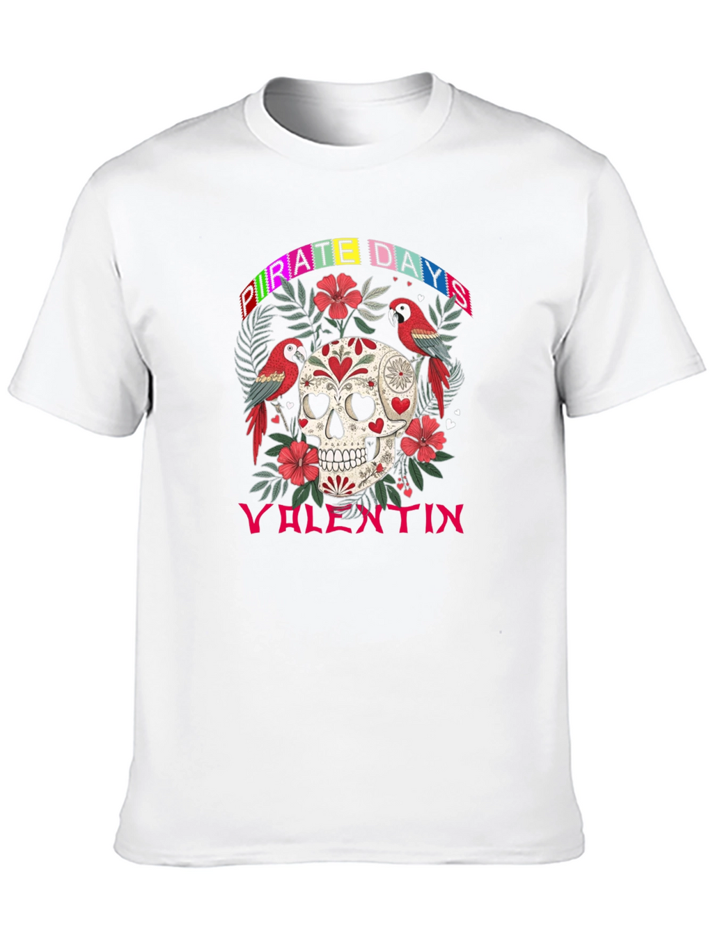 Pirate Days Valentin Skull T-Shirt