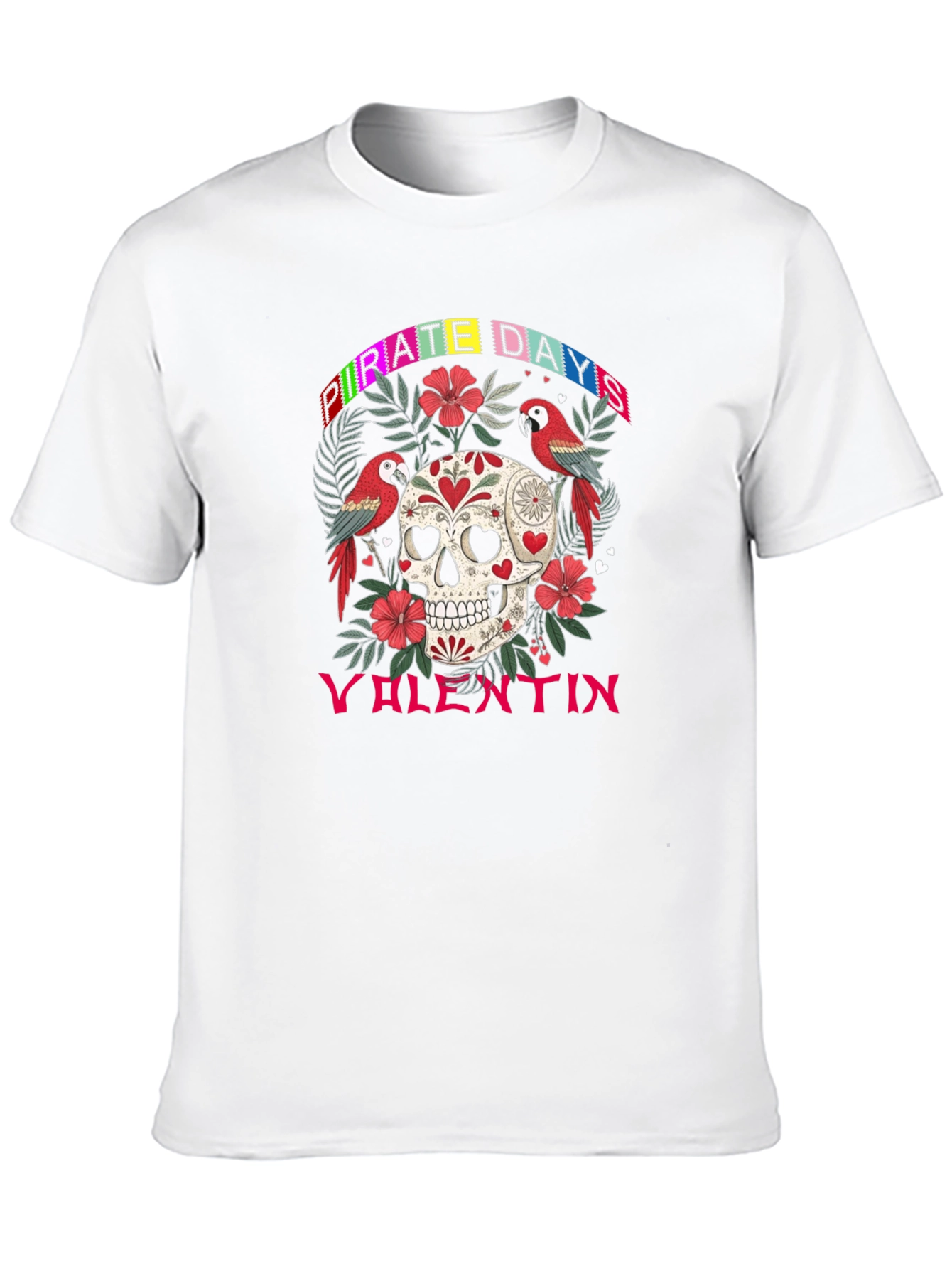 Pirate Days Valentin Skull T-Shirt