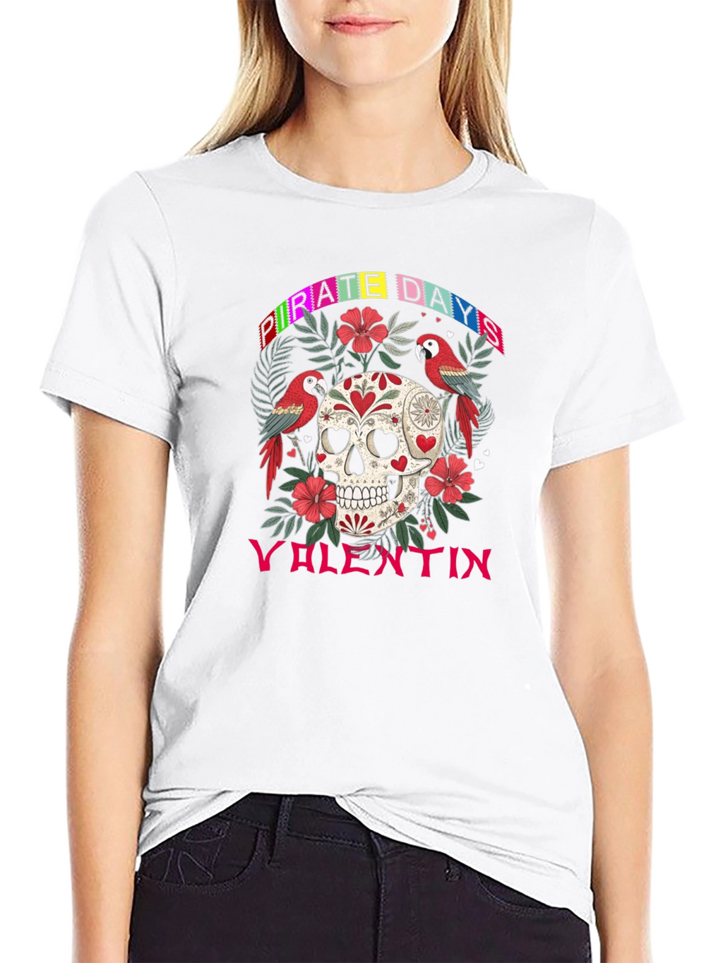 Pirate Days Valentin Skull T-Shirt