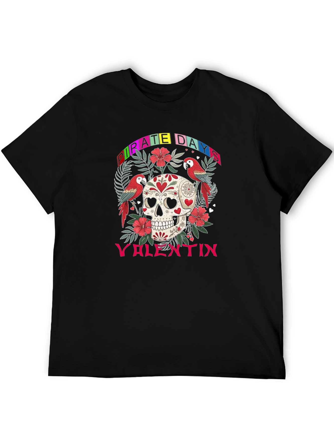 Pirate Days Valentin Skull T-Shirt