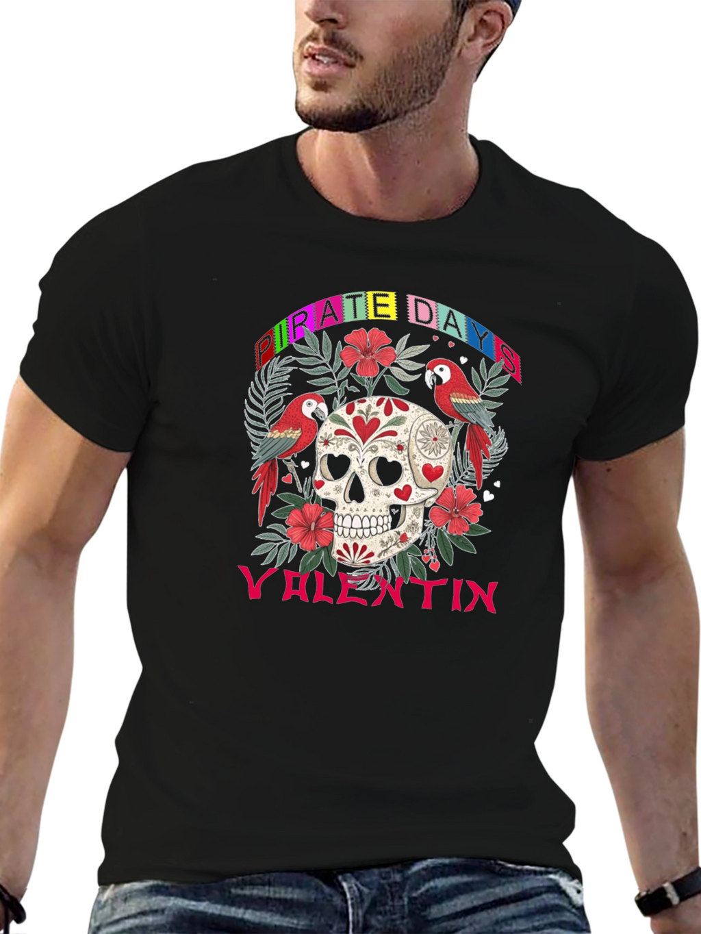Pirate Days Valentin Skull T-Shirt