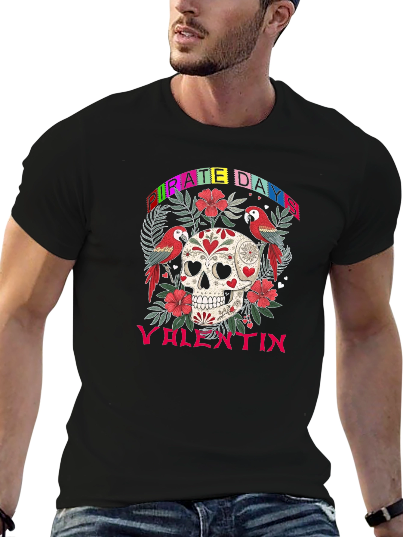 Pirate Days Valentin Skull T-Shirt