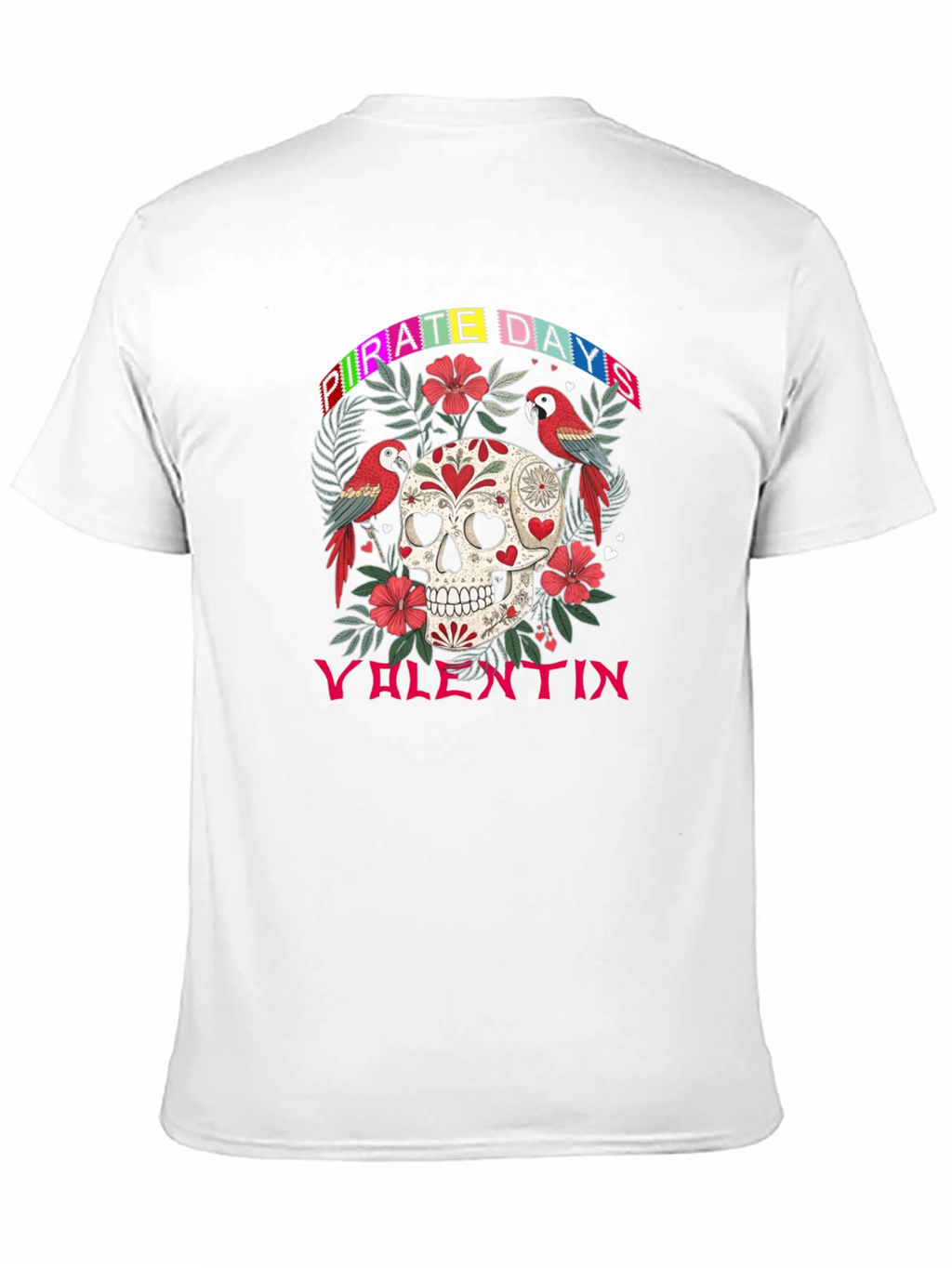 Pirate Days Valentin Skull T-Shirt
