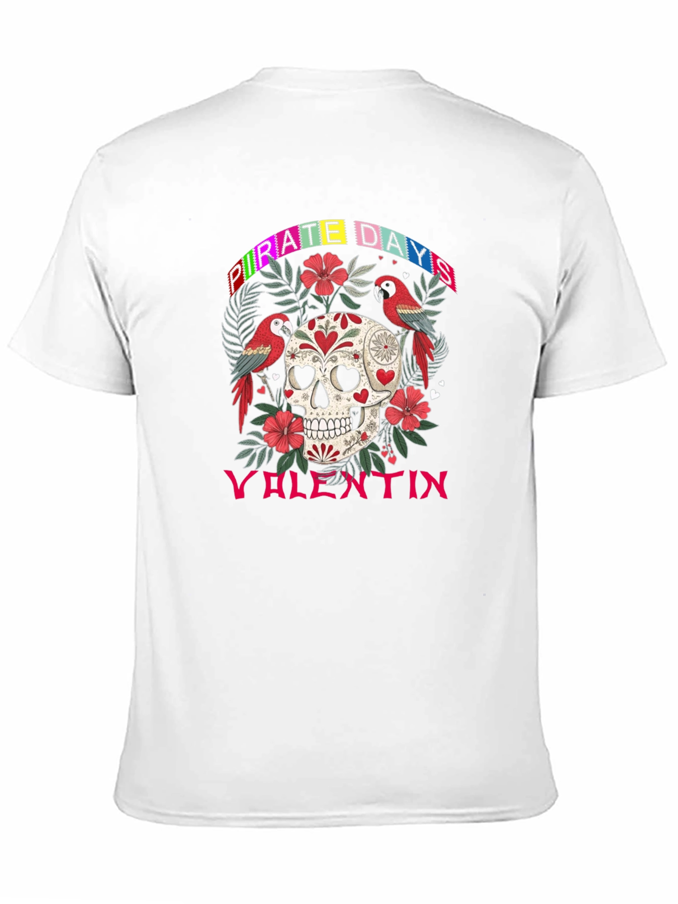 Pirate Days Valentin Skull T-Shirt