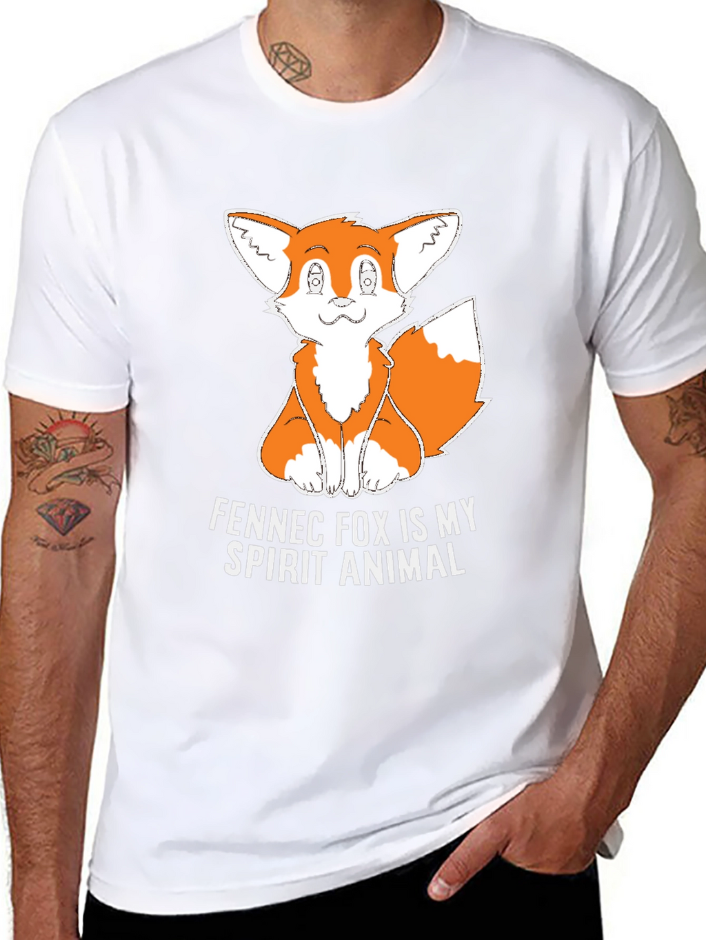 Fennec Fox Spirit Animal Graphic T-Shirt
