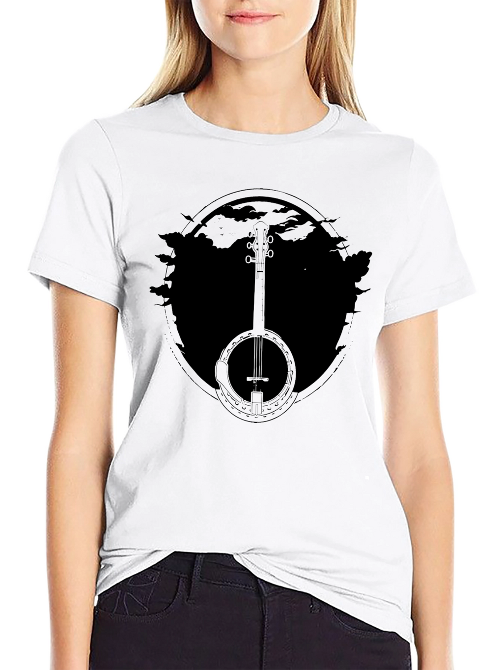Banjo Graphic T-Shirt - Music Lover Tee