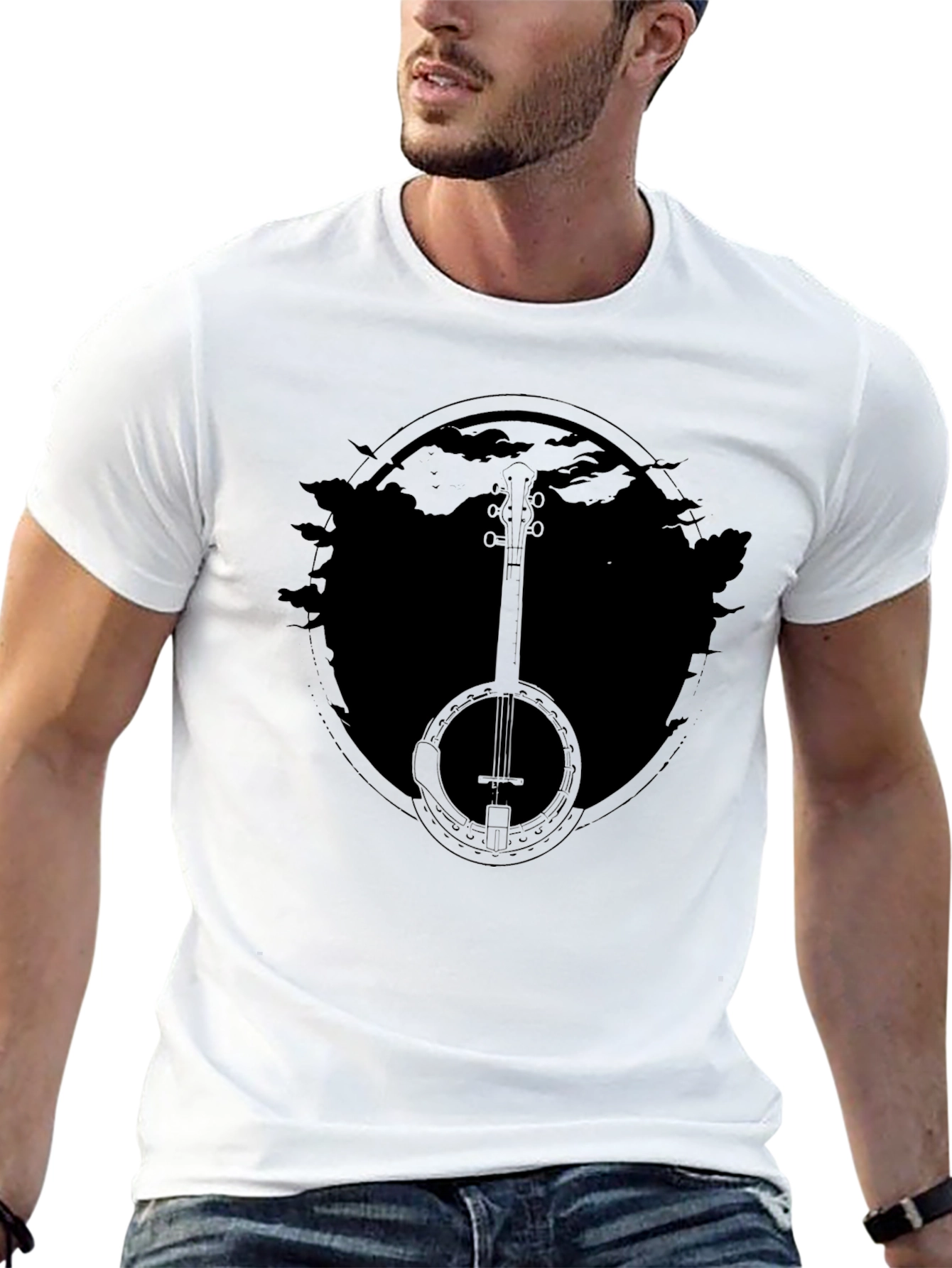 Banjo Graphic T-Shirt - Music Lover Tee