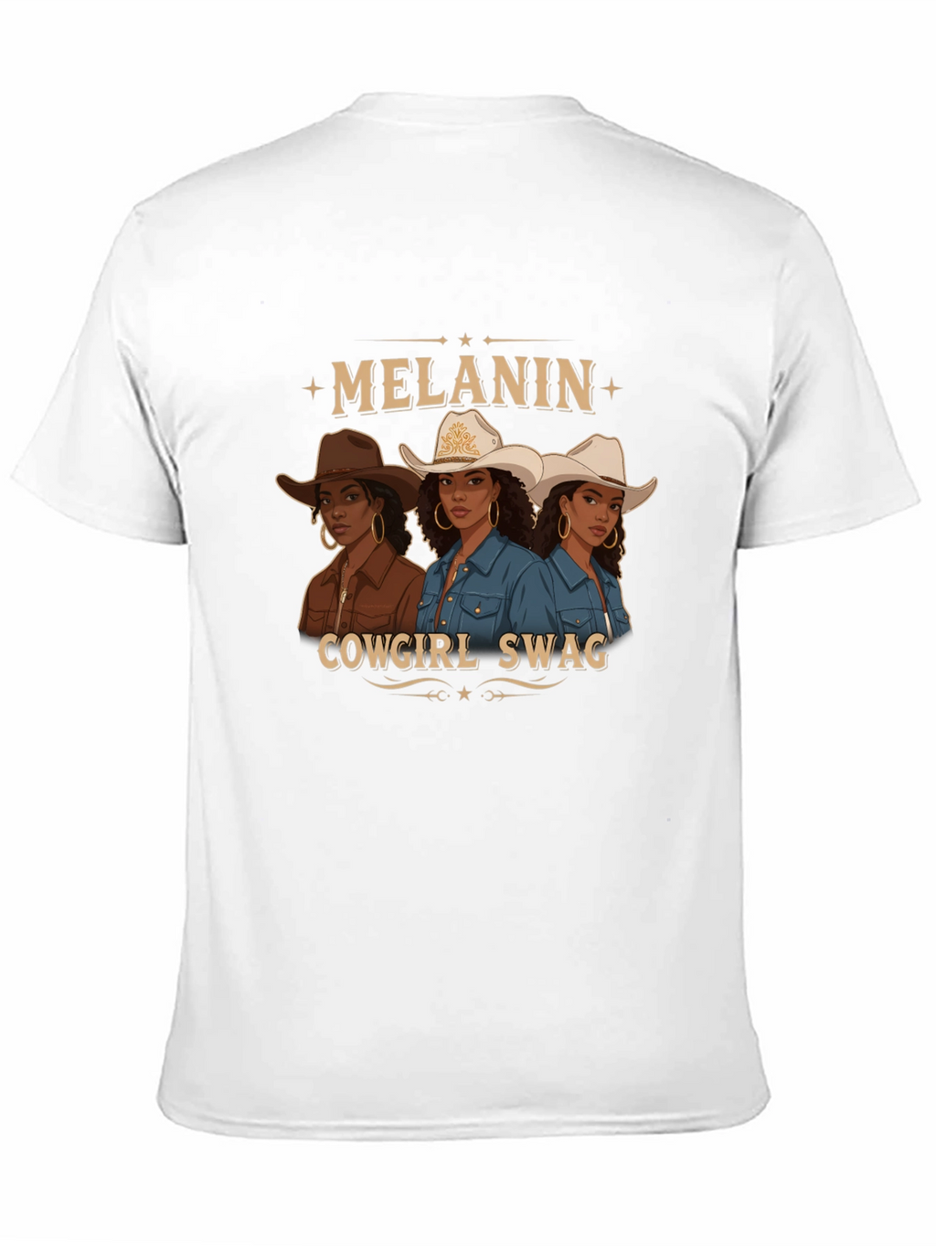 Melanin Cowgirl Swag Graphic Tee