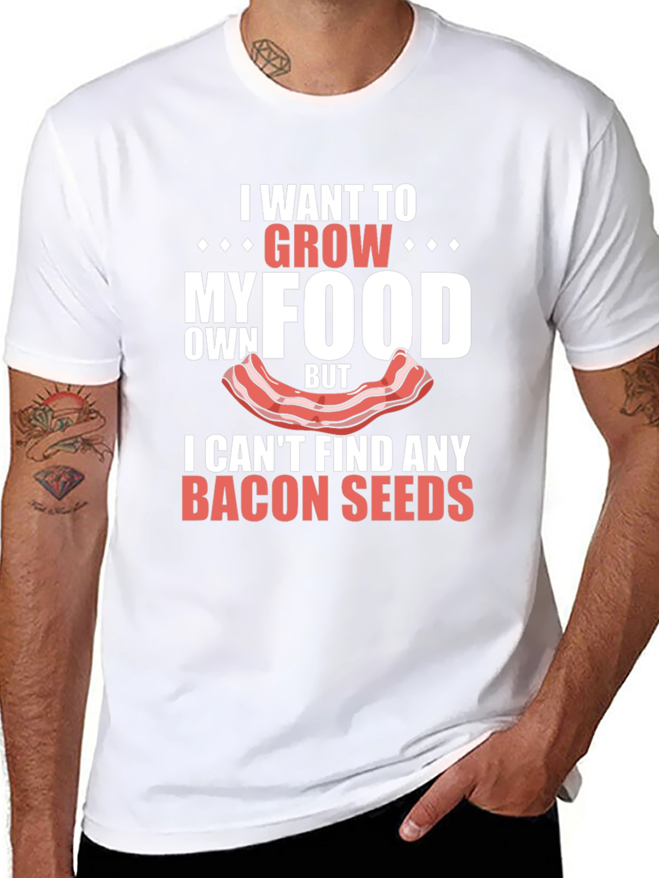 Funny Bacon Seeds T-Shirt