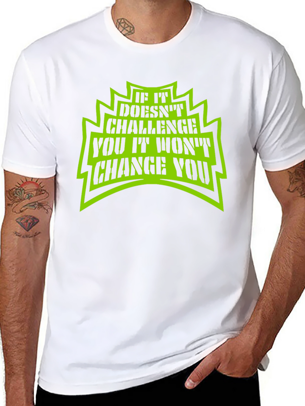 Motivational Graphic T-Shirt - Challenge to Change