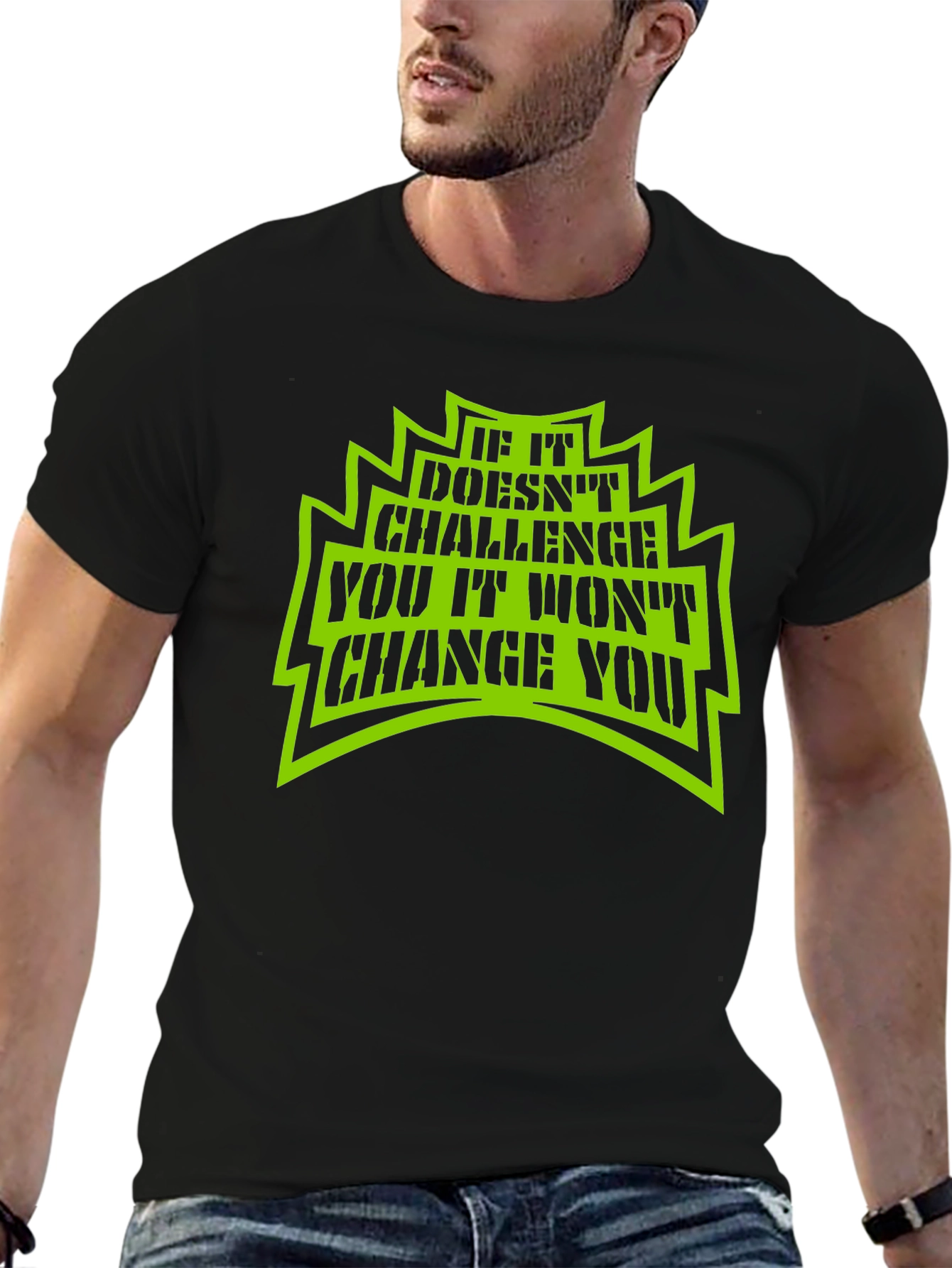 Motivational Graphic T-Shirt - Challenge to Change