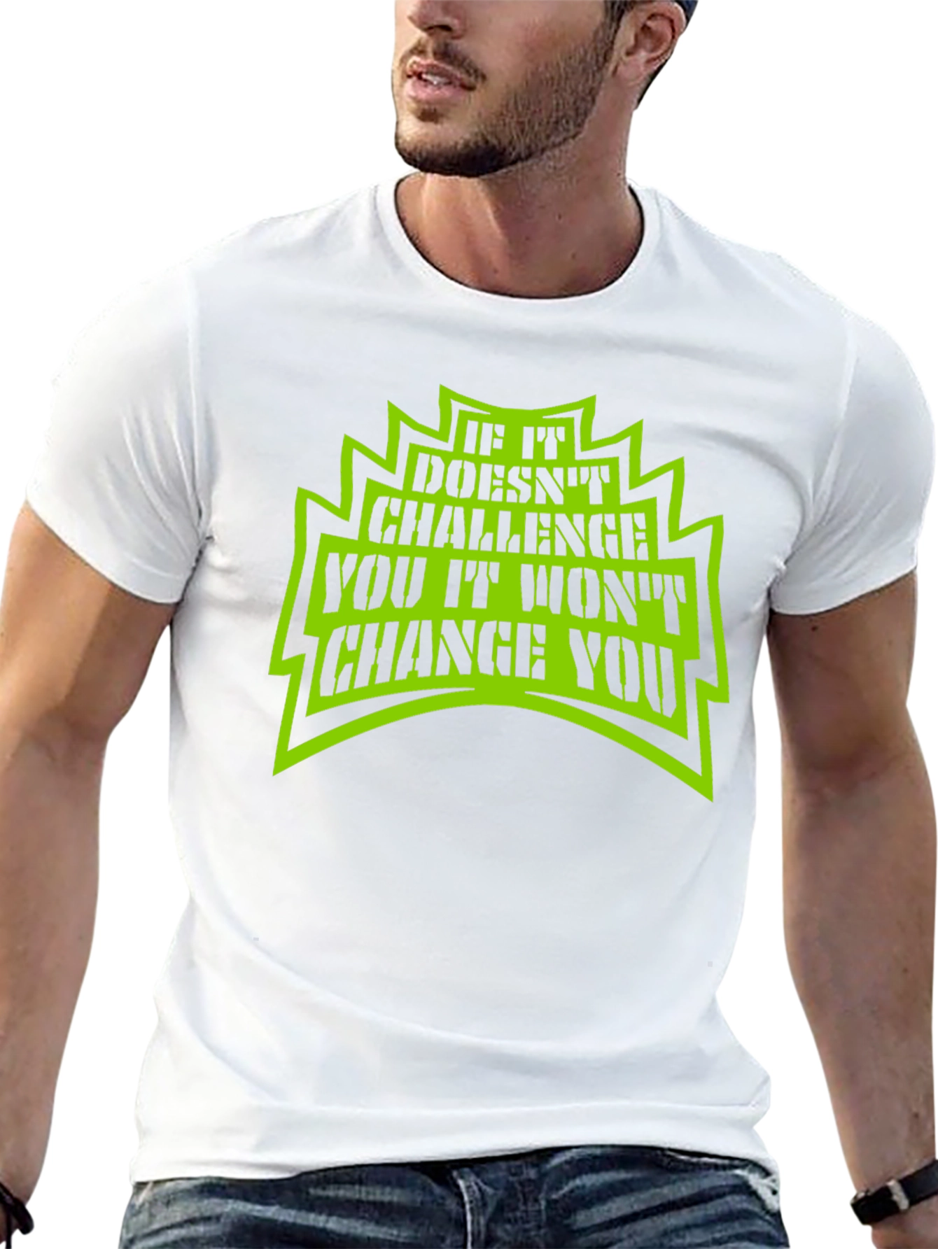 Motivational Graphic T-Shirt - Challenge to Change