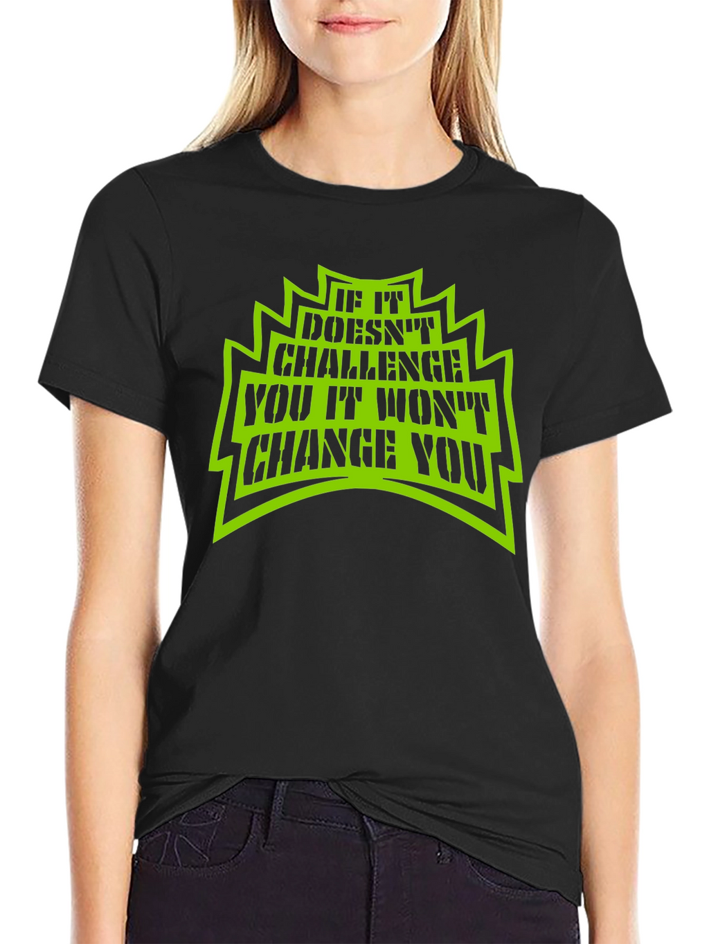 Motivational Graphic T-Shirt - Challenge to Change