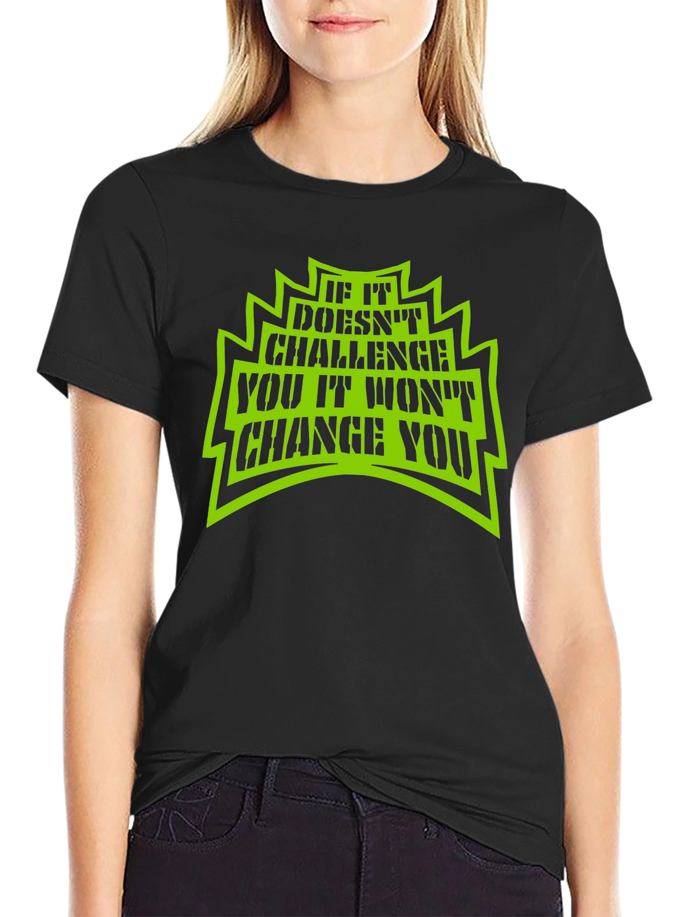 Motivational Graphic T-Shirt - Challenge to Change