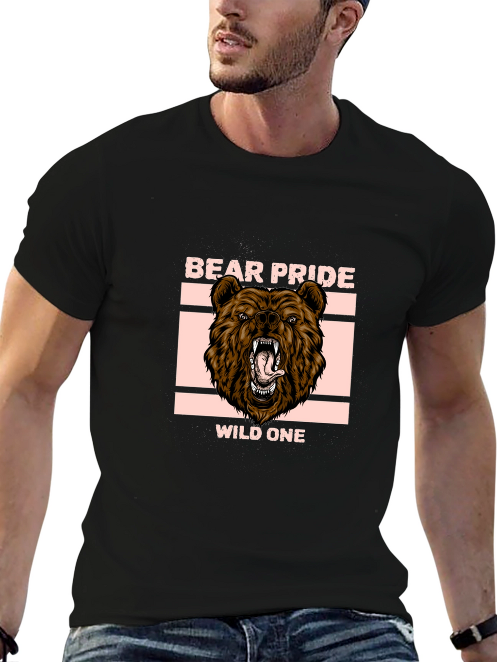 Bear Pride Wild One Graphic T-Shirt