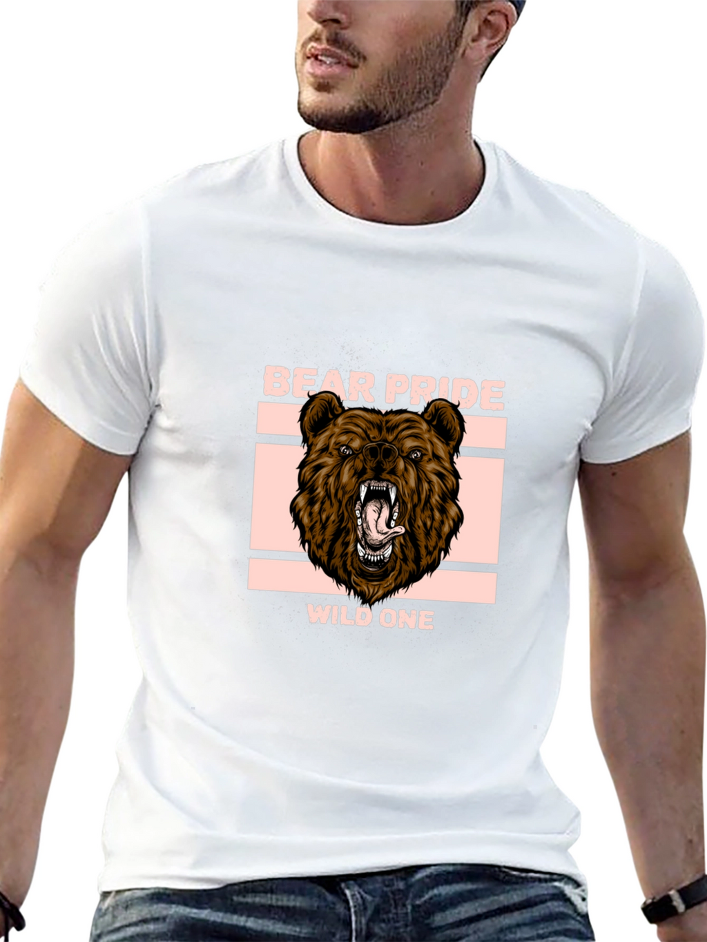 Bear Pride Wild One Graphic T-Shirt