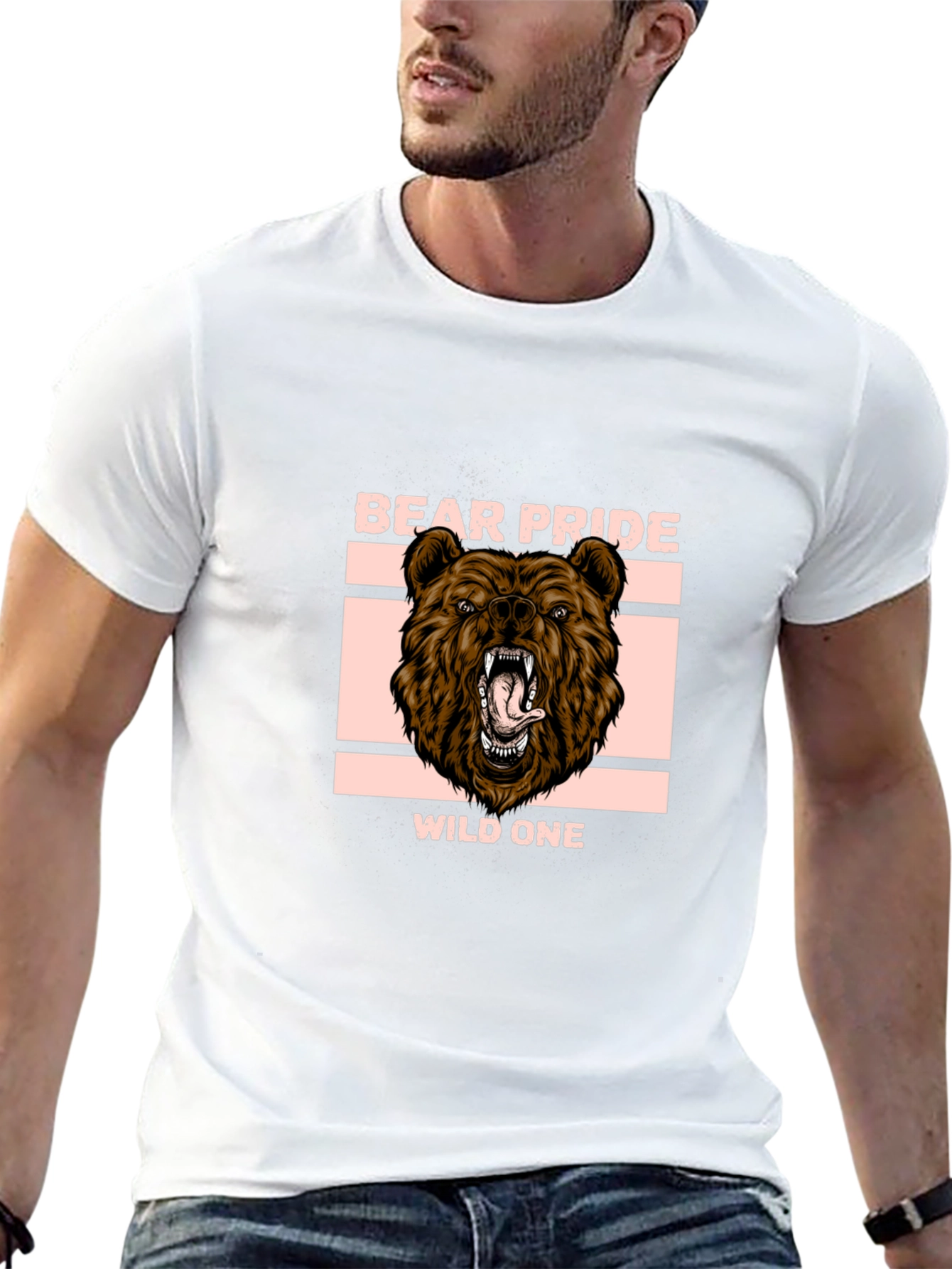 Bear Pride Wild One Graphic T-Shirt