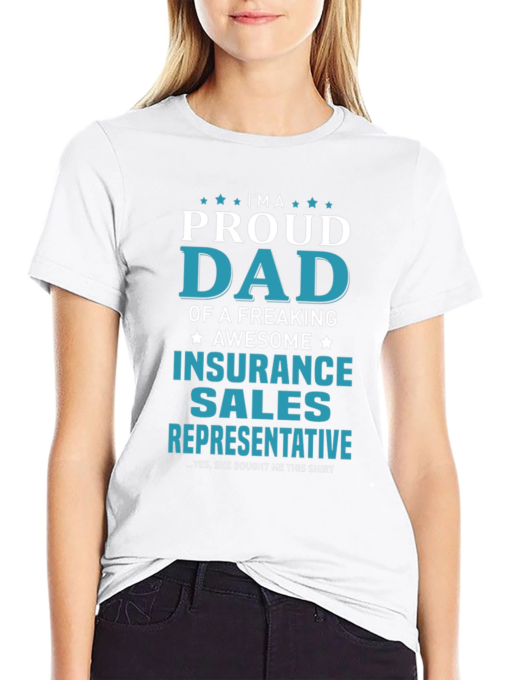 Proud Dad Insurance Sales Rep T-Shirt