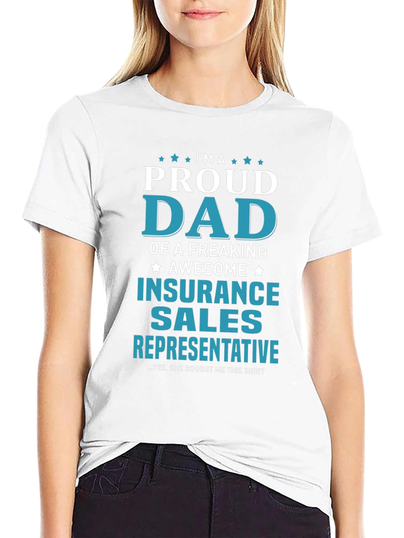 Proud Dad Insurance Sales Rep T-Shirt