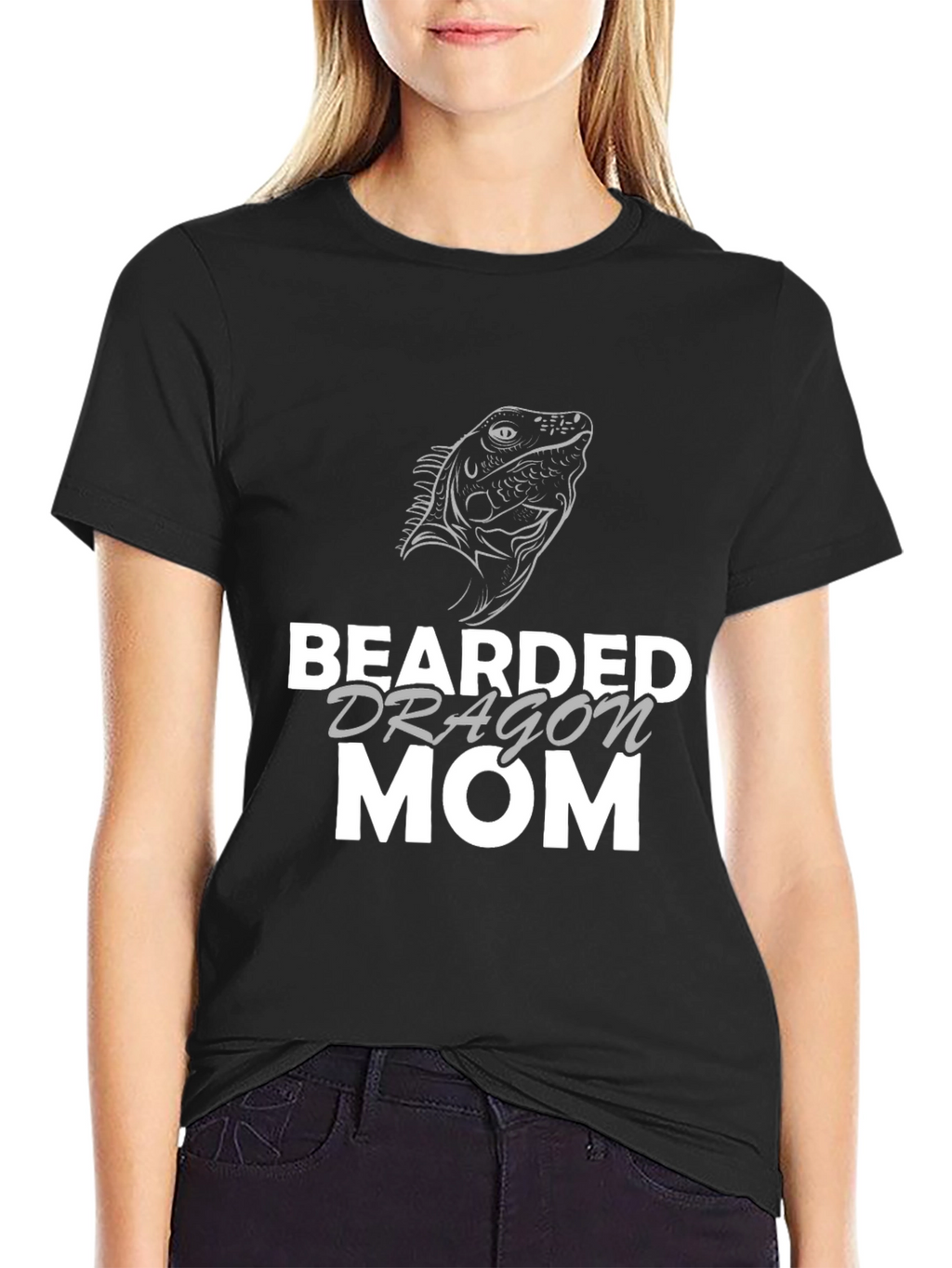 Bearded Dragon Mom Graphic Tee