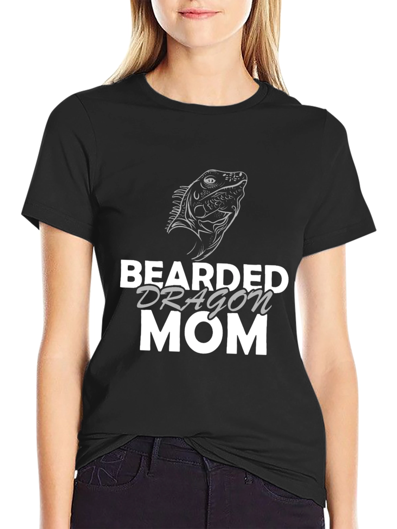 Bearded Dragon Mom Graphic Tee