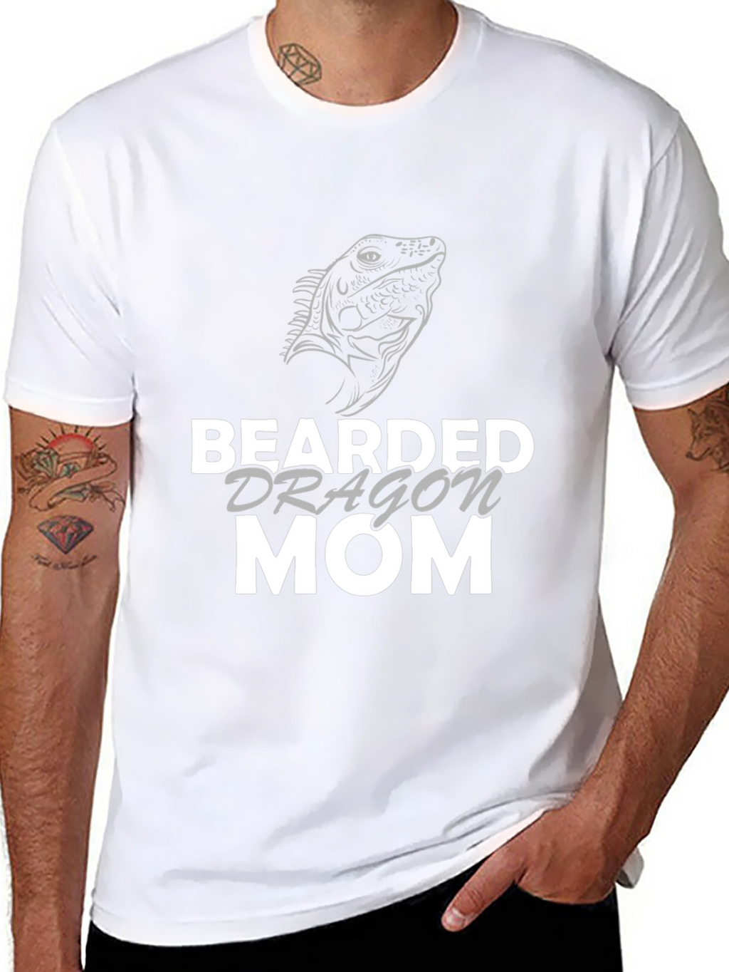 Bearded Dragon Mom Graphic Tee