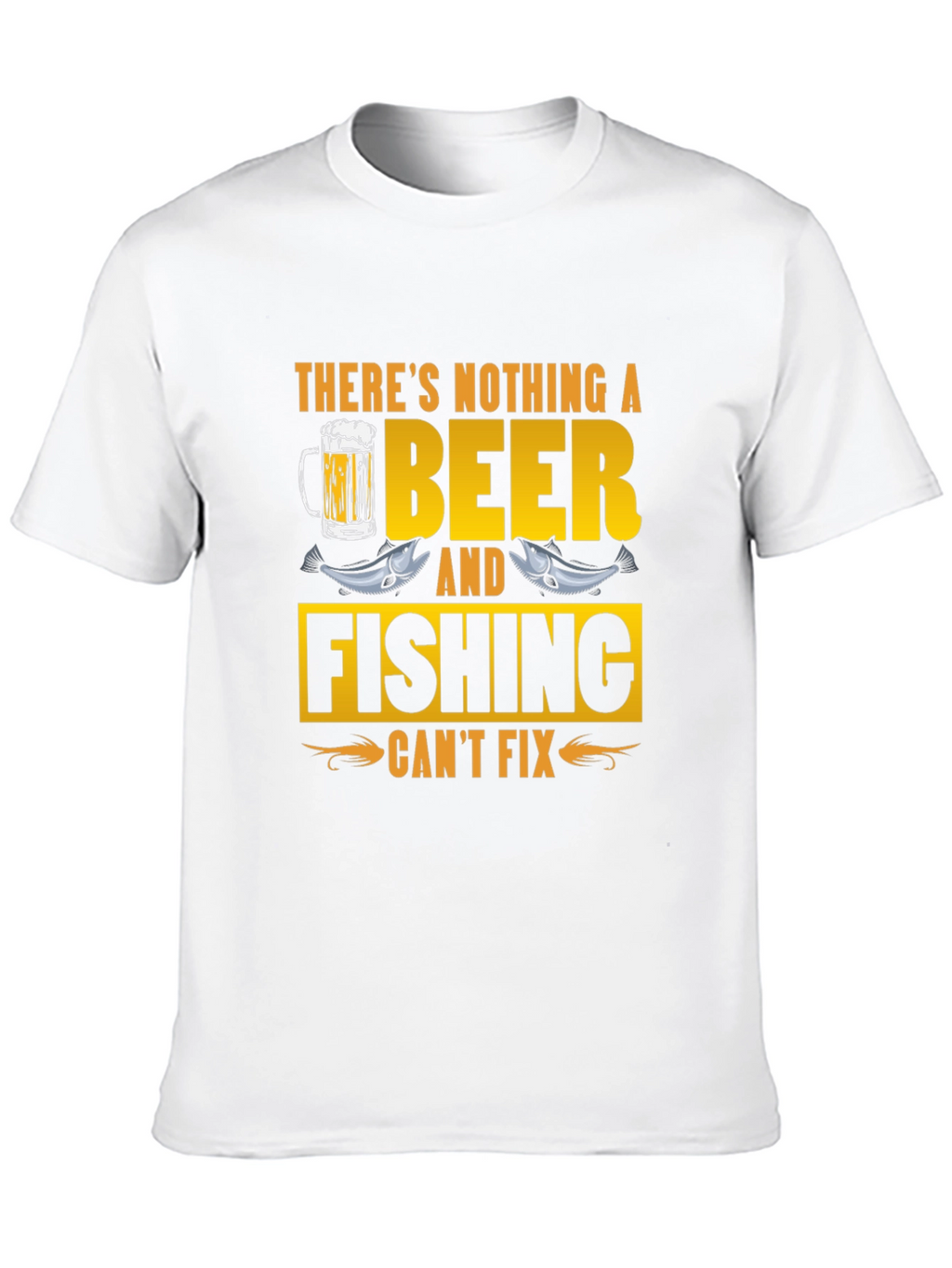 Beer & Fishing Fix T-Shirt - Mens Graphic Tee