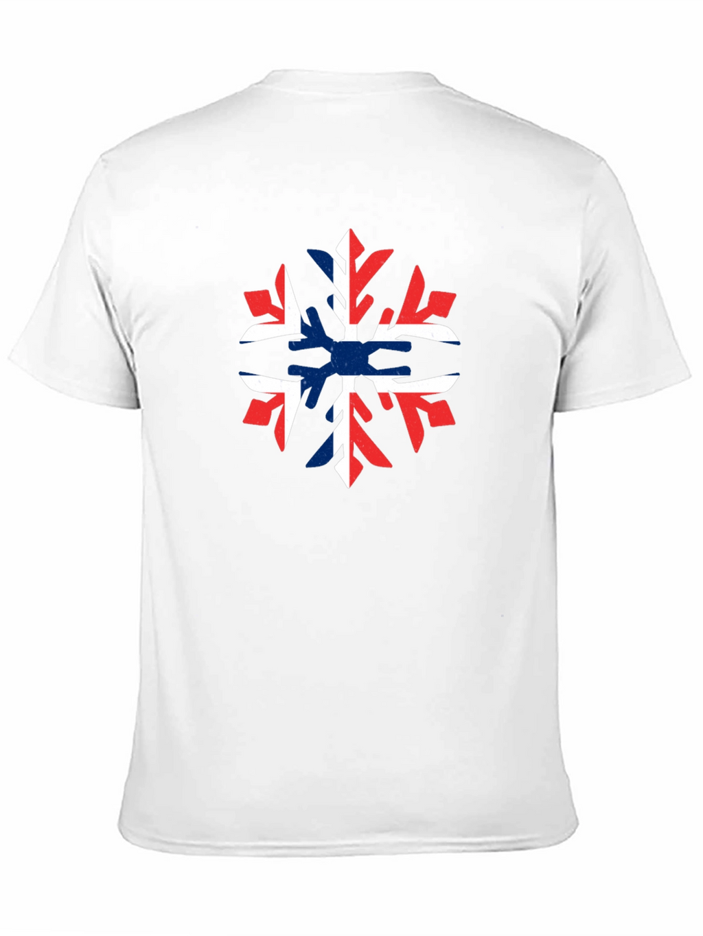 Norway Flag Snowflake Graphic T-Shirt