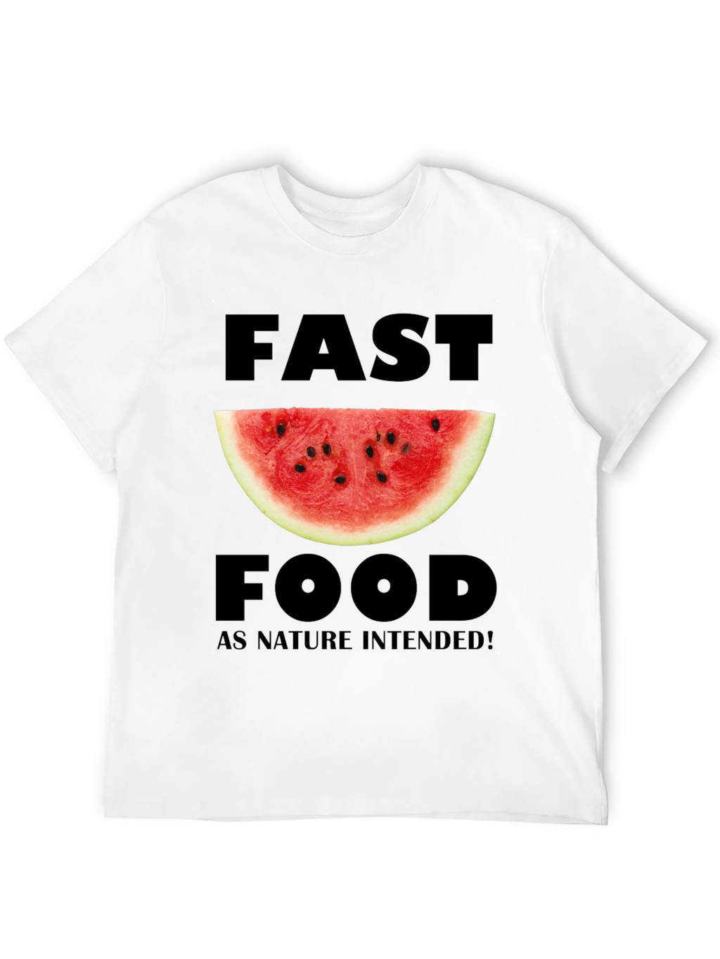 Fast Food Watermelon Graphic T-Shirt