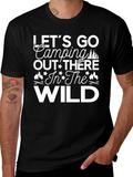 Lets Go Camping T-Shirt - Wild Adventure Tee