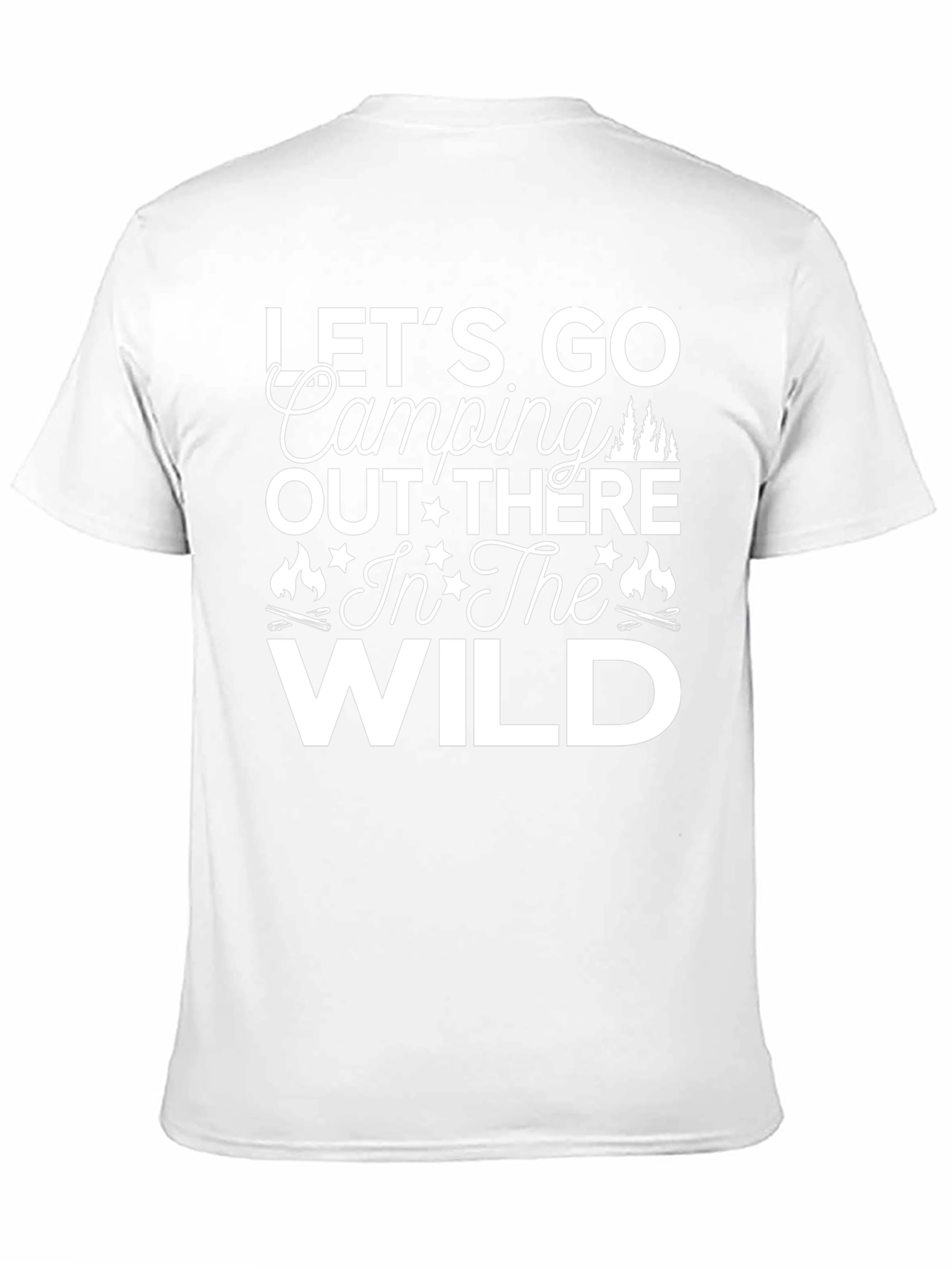 Lets Go Camping T-Shirt - Wild Adventure Tee