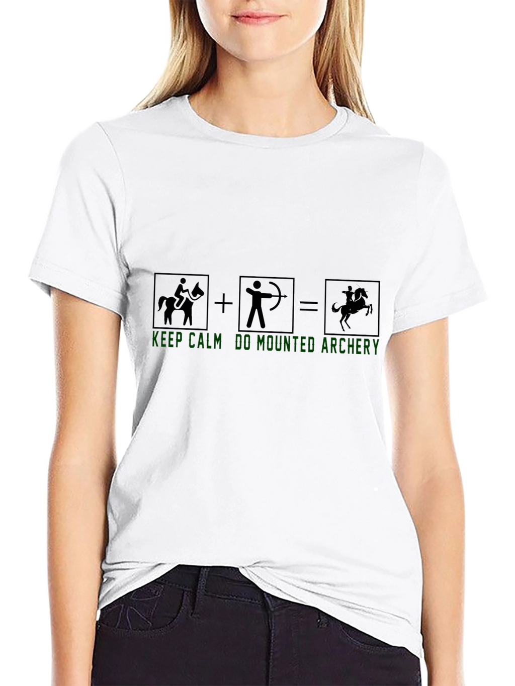 Mounted Archery T-Shirt - Keep Calm and Aim!