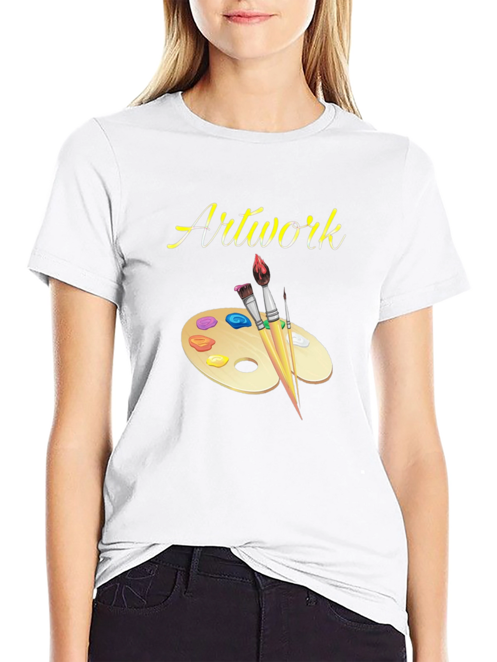 Artists Palette Graphic Tee - Black
