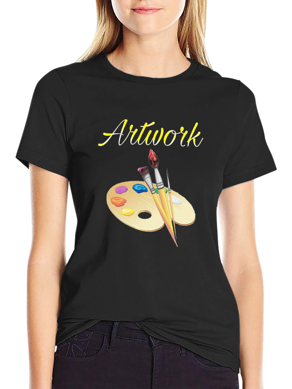 Artists Palette Graphic Tee - Black
