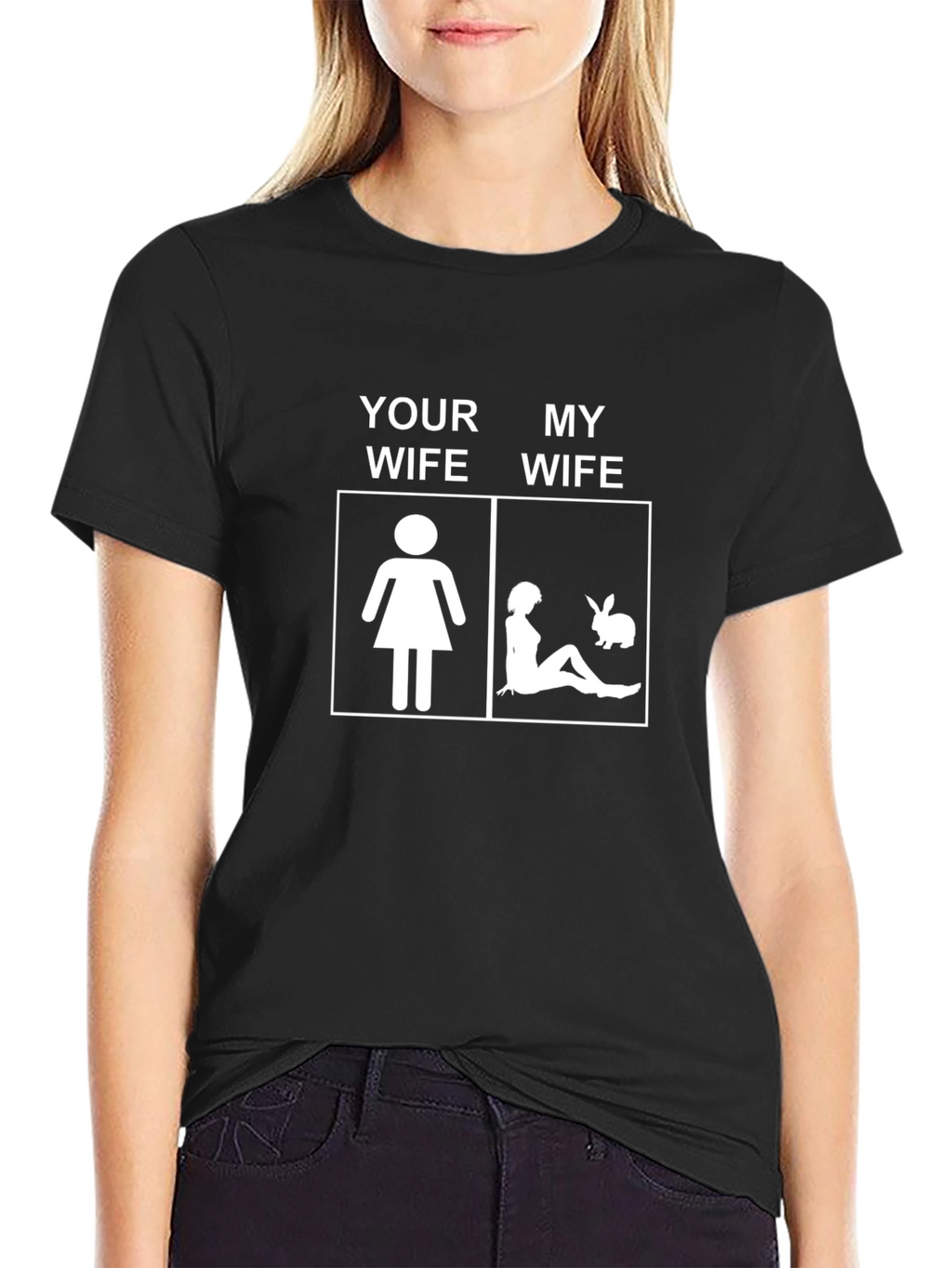 Humorous Your Wife My Wife Graphic Tee