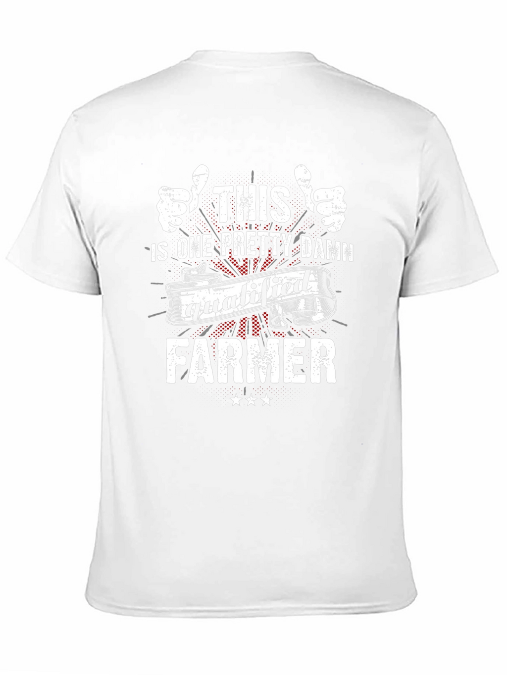 Qualified Farmer Black T-Shirt Graphic Tee
