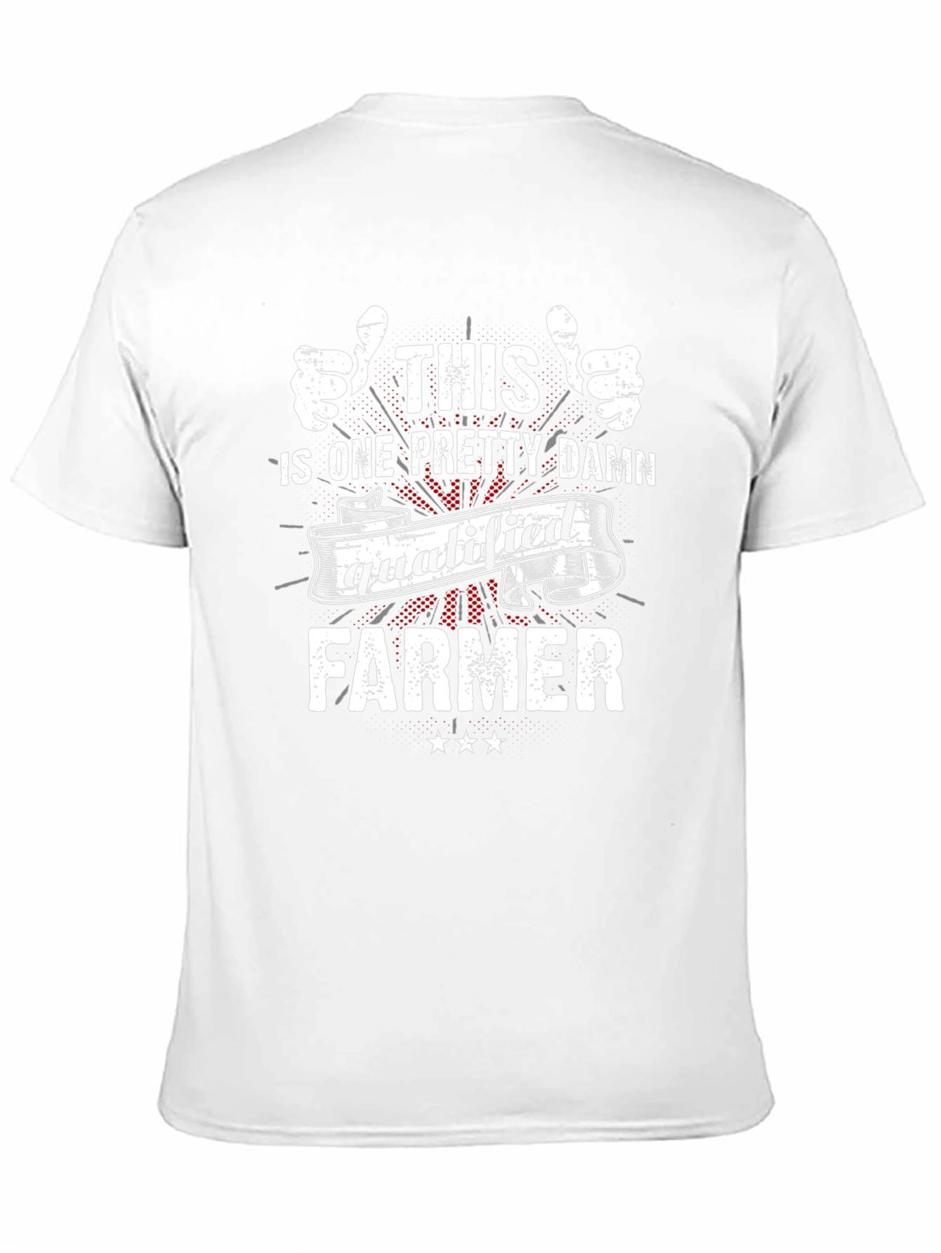 Qualified Farmer Black T-Shirt Graphic Tee