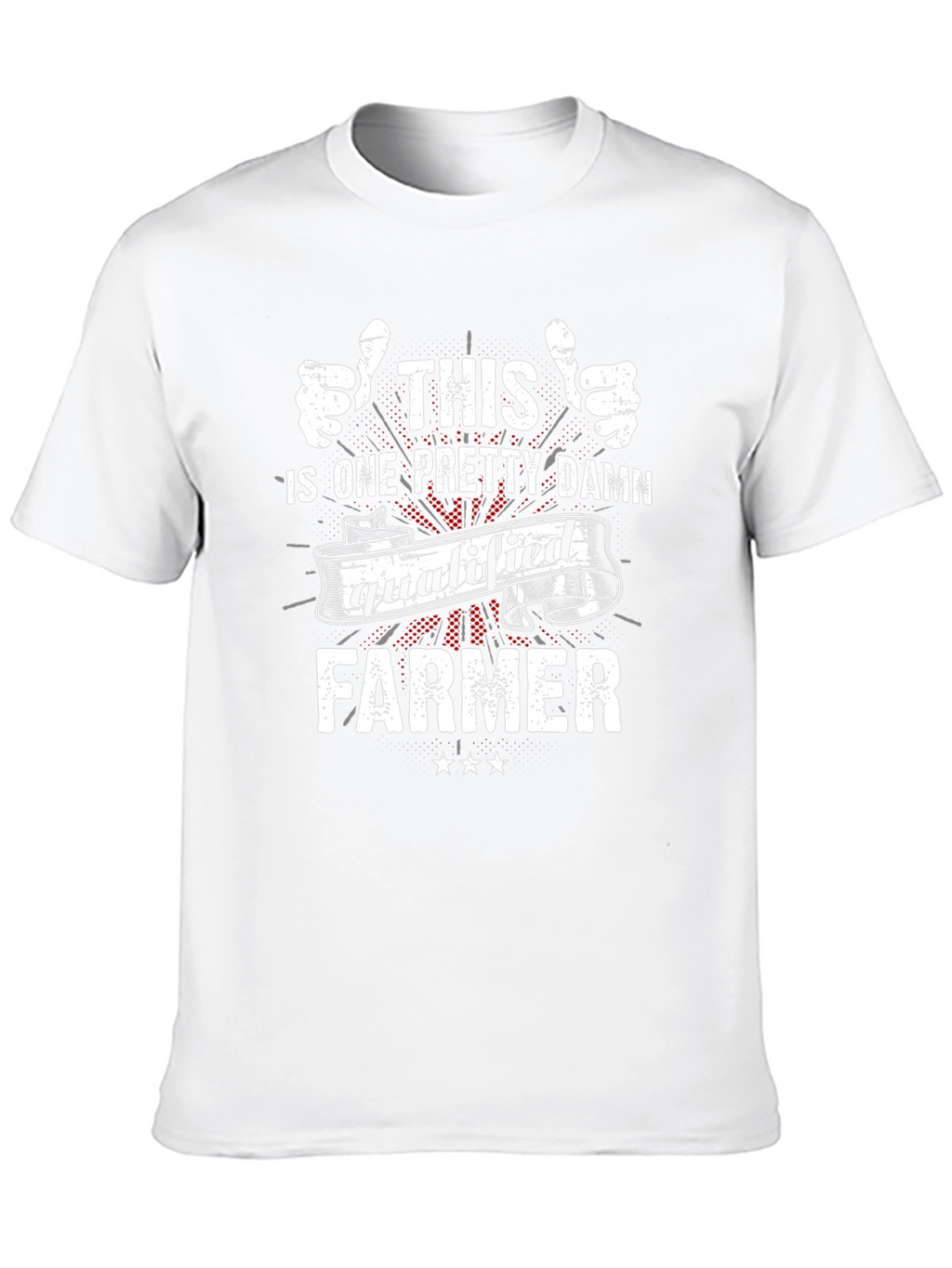 Qualified Farmer Black T-Shirt Graphic Tee