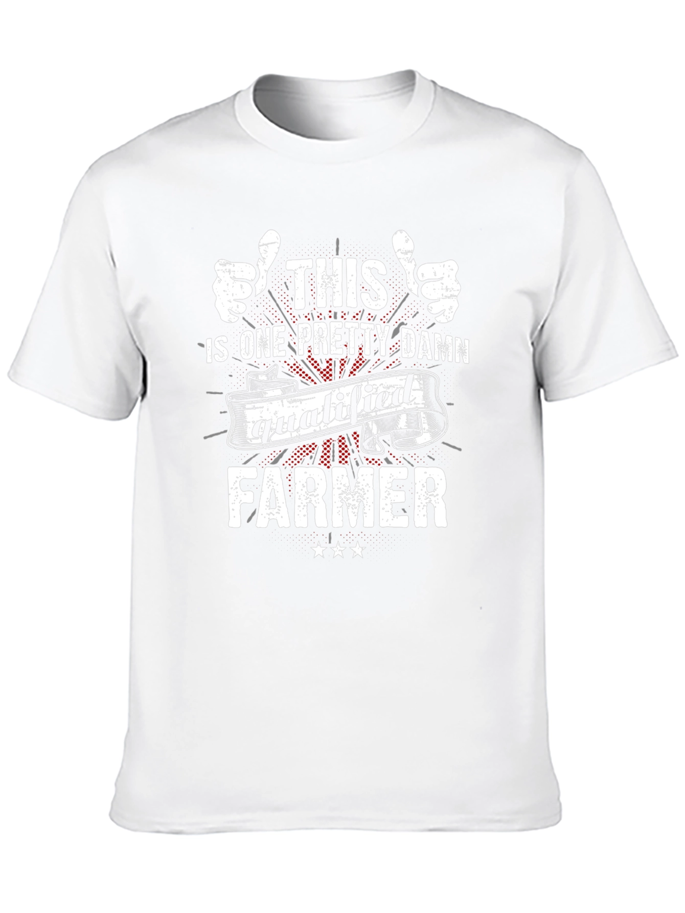 Qualified Farmer Black T-Shirt Graphic Tee