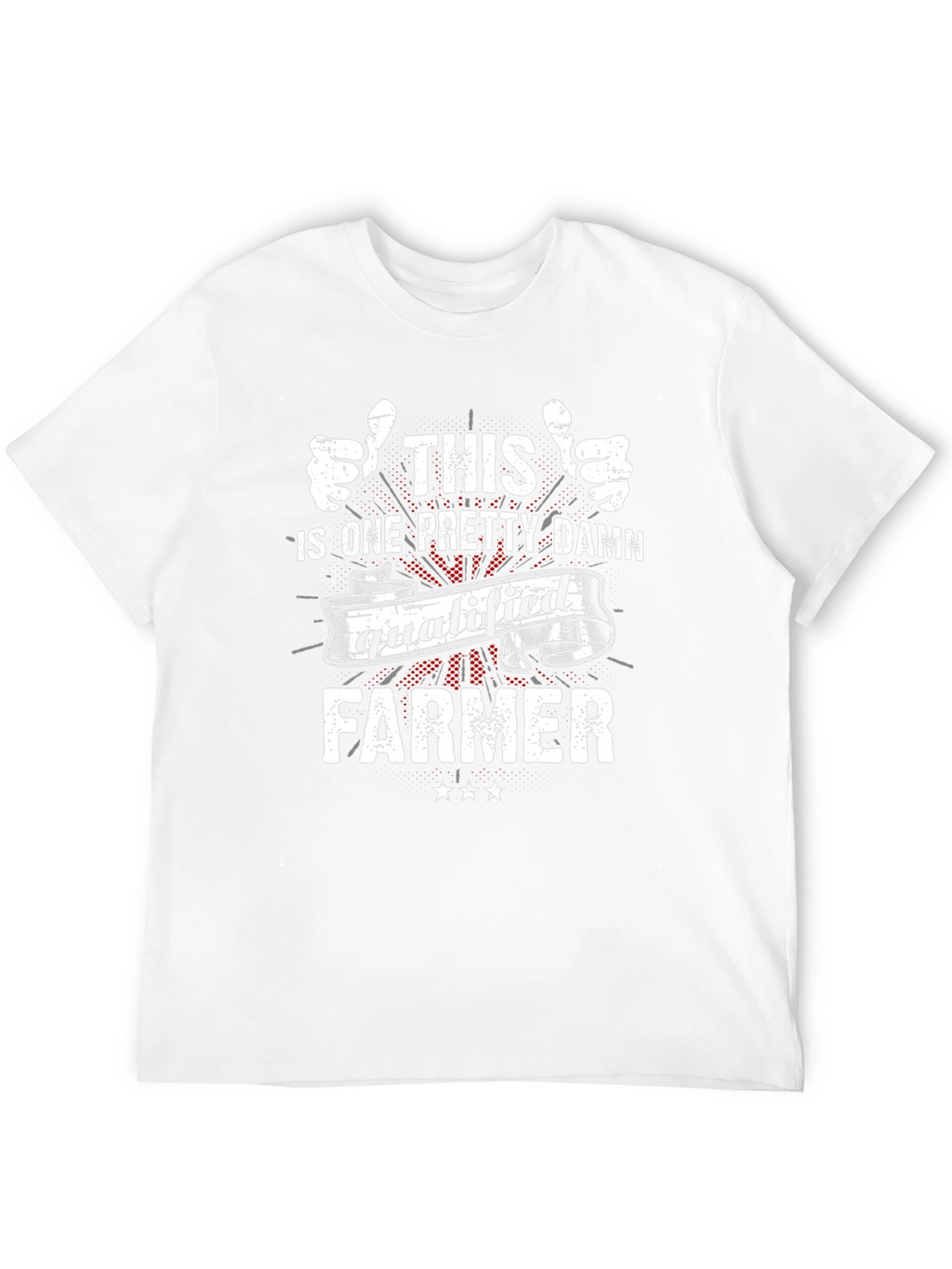 Qualified Farmer Black T-Shirt Graphic Tee