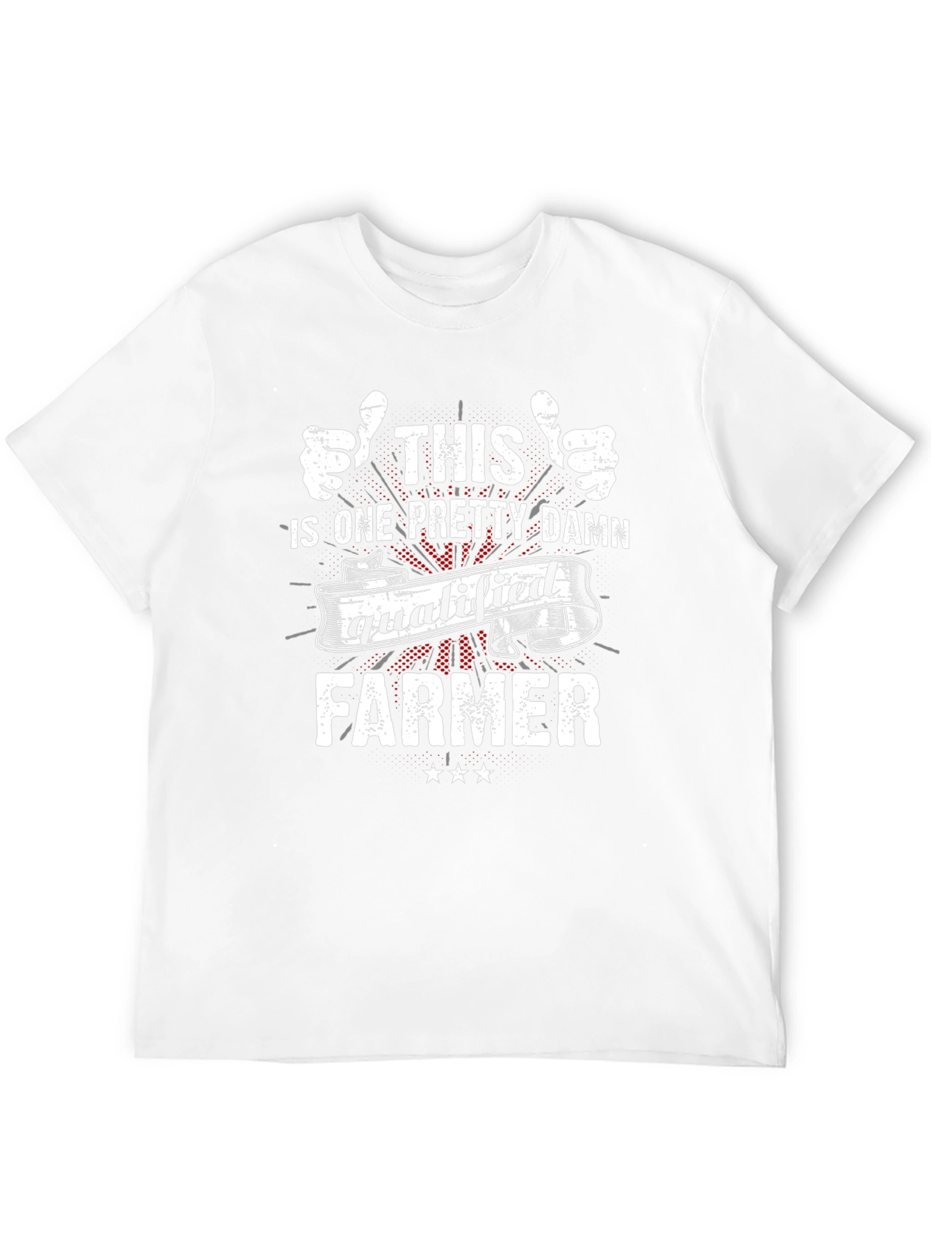 Qualified Farmer Black T-Shirt Graphic Tee