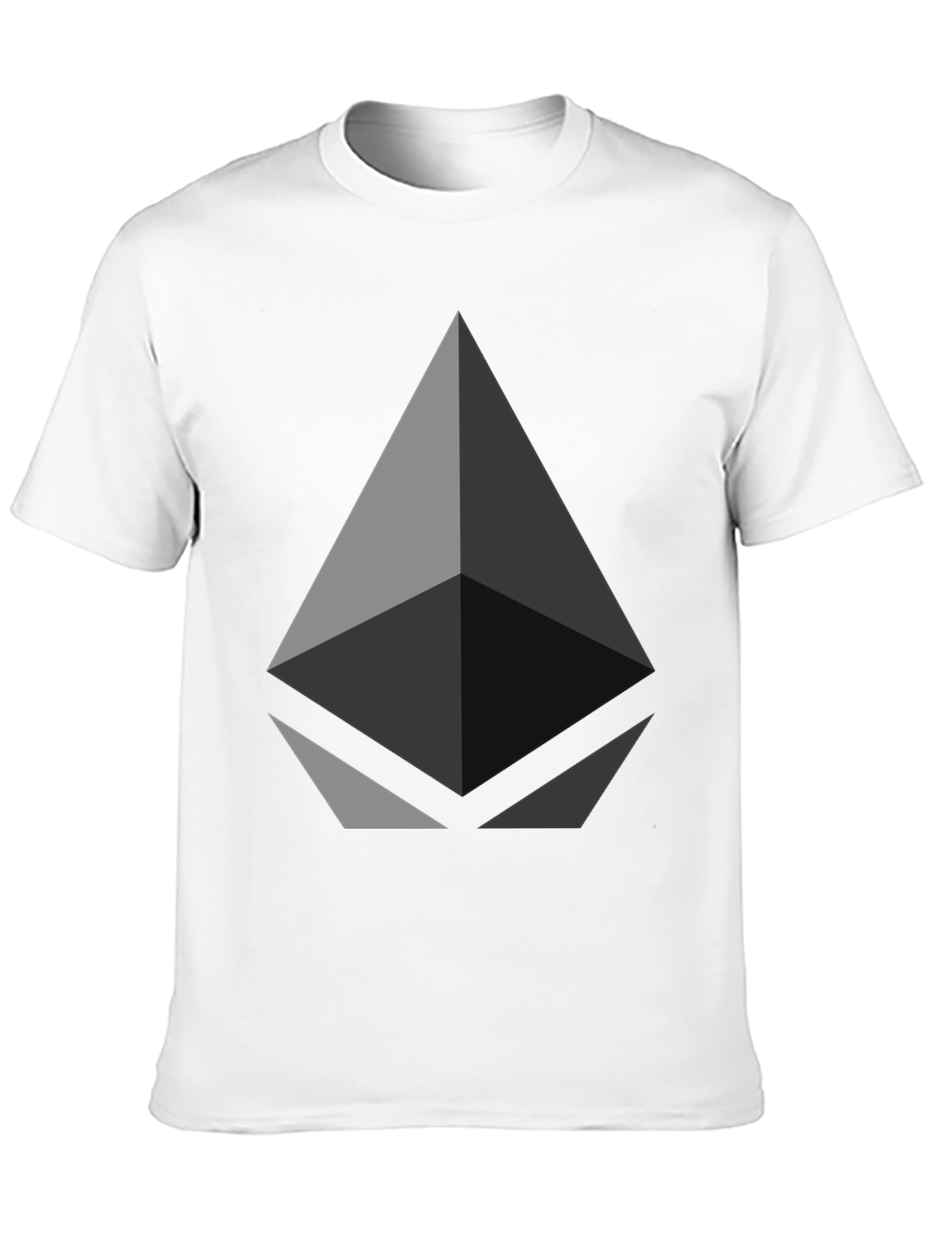Geometric Graphic Tee - Modern Style