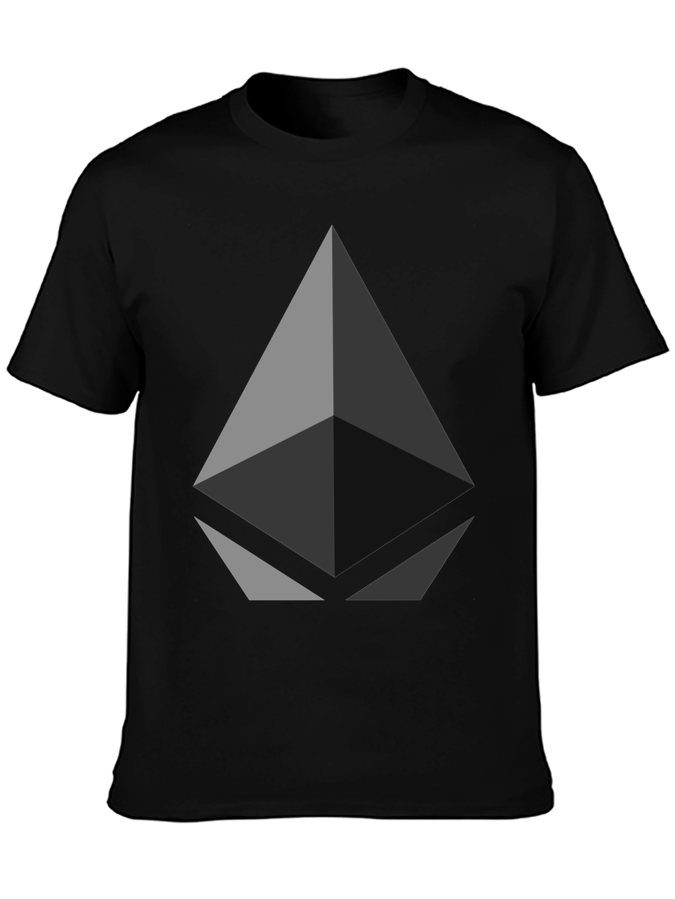 Geometric Graphic Tee - Modern Style