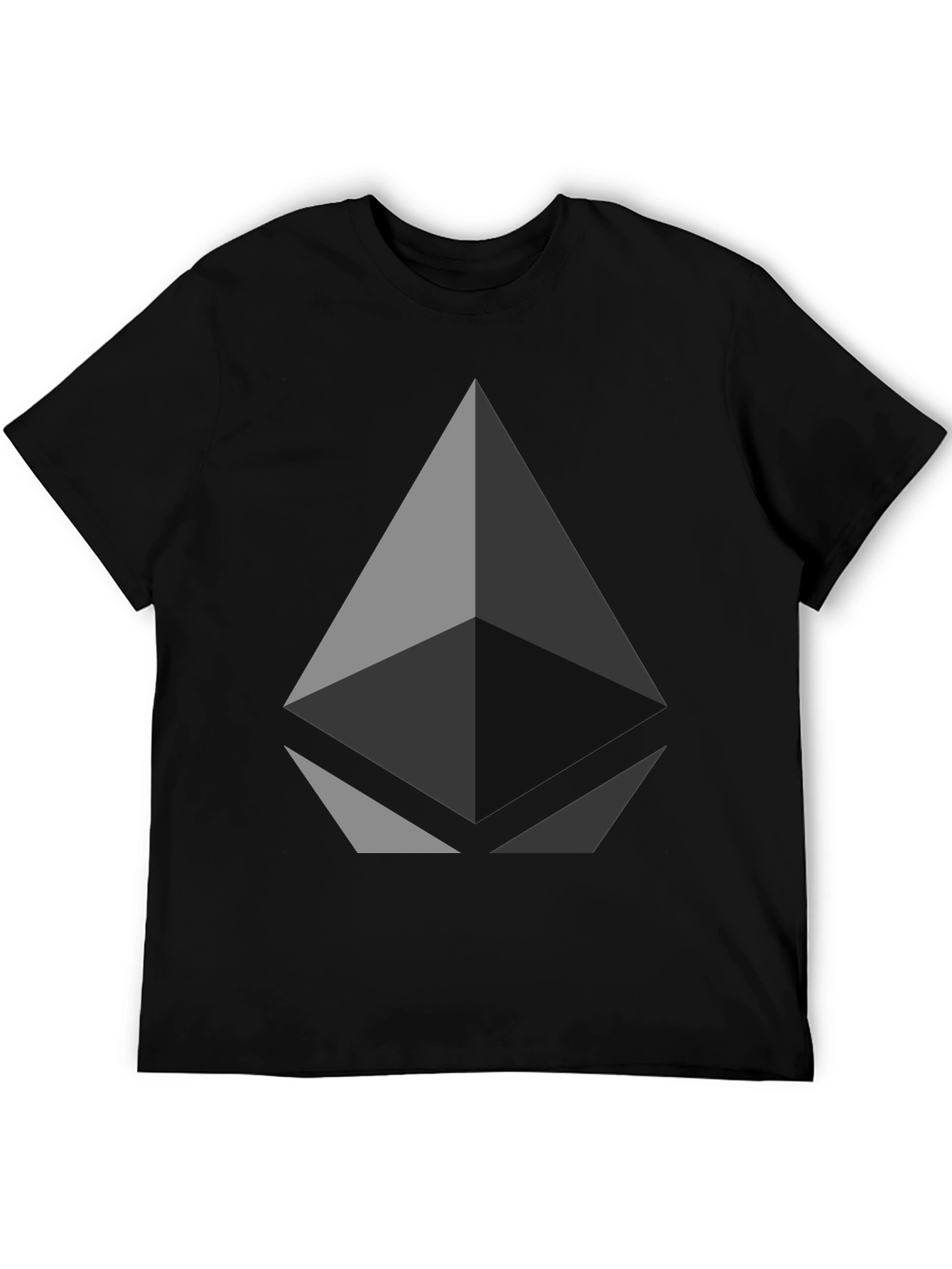 Geometric Graphic Tee - Modern Style