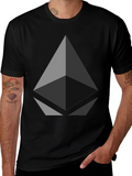 Geometric Graphic Tee - Modern Style