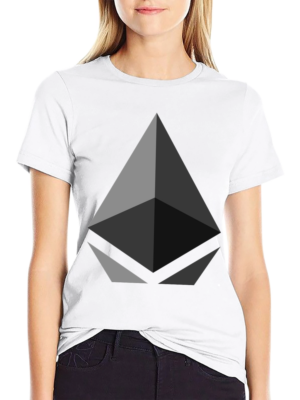 Geometric Graphic Tee - Modern Style