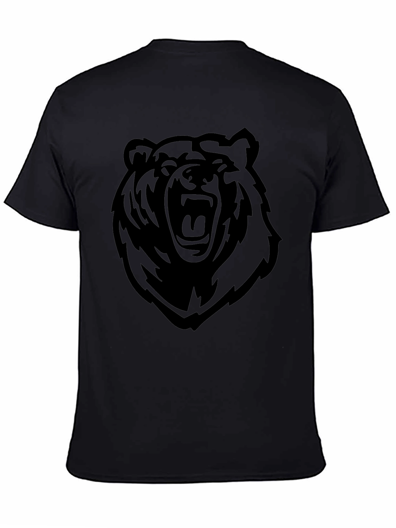 Bold Bear Graphic Tee - Mens Black T-Shirt
