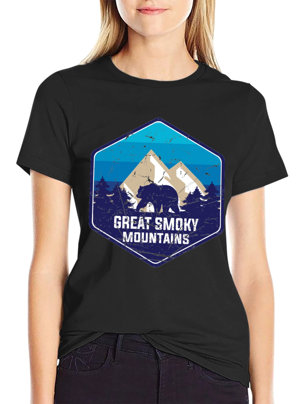 Great Smoky Mountains Bear Graphic Tee