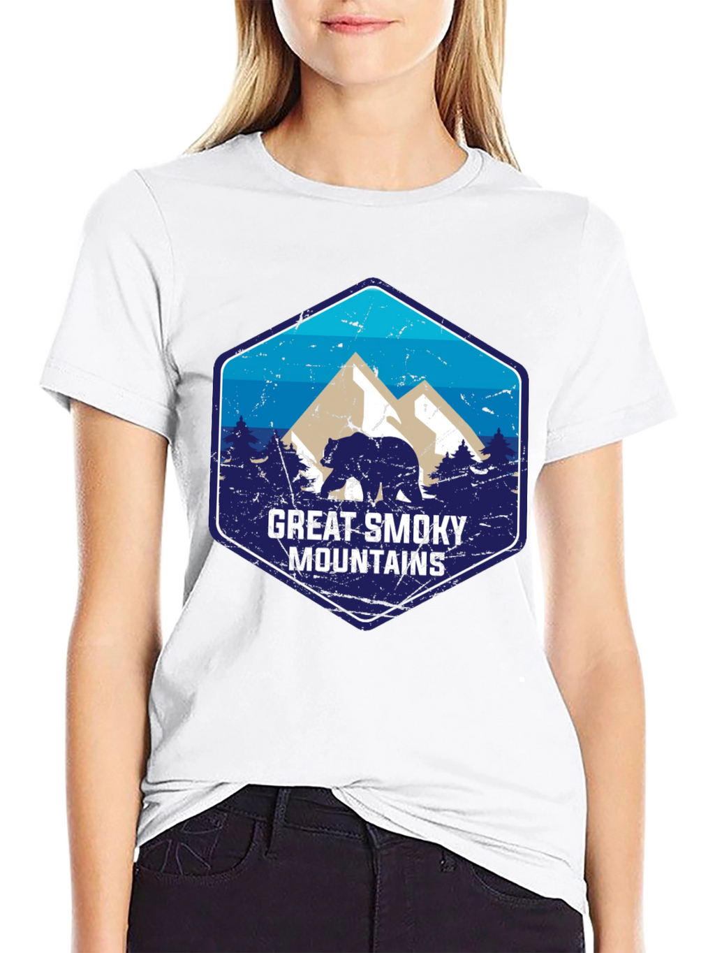 Great Smoky Mountains Bear Graphic Tee